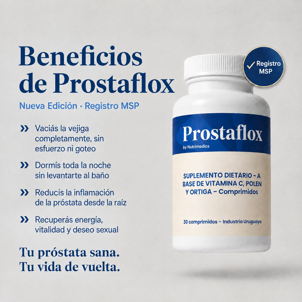 Beneficios de ProstafloX - Registro MSP