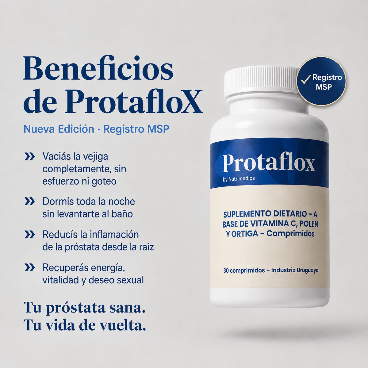 Beneficios de ProtafloX - Registro MSP