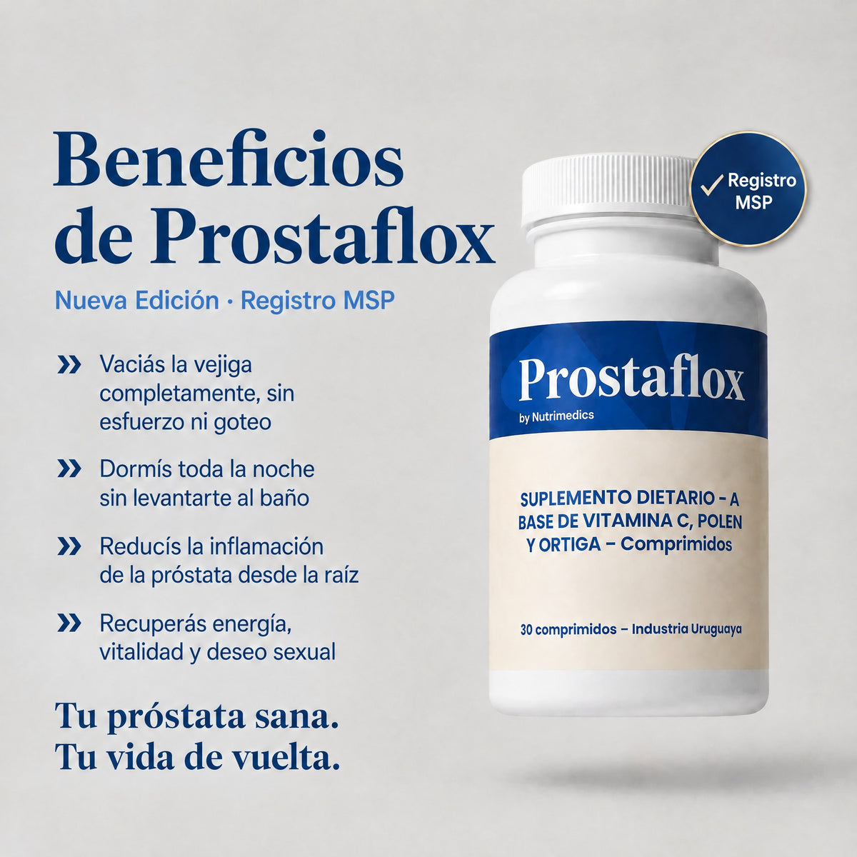 Beneficios de ProstafloX - Registro MSP